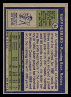 1972 Topps #54 Marv Hubbard Near Mint RC Rookie  ID: 382816