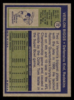 1972 Topps #72 Verlon Biggs Near Mint+  ID: 382843