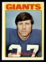 1972 Topps #76 Bob Grim Near Mint RC Rookie  ID: 382851