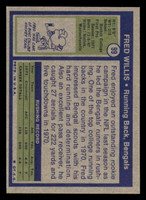 1972 Topps #99 Fred Willis Near Mint  ID: 382879