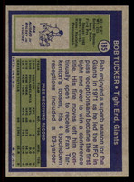 1972 Topps #185 Bob Tucker Near Mint  ID: 382978