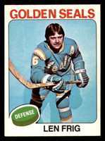 1975-76 O-Pee-Chee #174 Len Frig Ex-Mint 