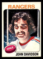 1975-76 O-Pee-Chee #183 John Davidson Ex-Mint 