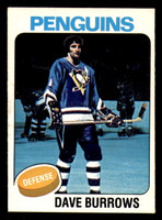 1975-76 O-Pee-Chee #186 Dave Burrows Excellent+ 