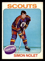 1975-76 O-Pee-Chee #220 Simon Nolet Excellent+ 