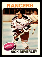 1975-76 O-Pee-Chee #279 Nick Beverley Excellent+ 