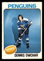 1975-76 O-Pee-Chee #380 Dennis Owchar Very Good RC Rookie 