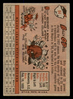 1958 Topps #84 Billy O'Dell Excellent  ID: 383310