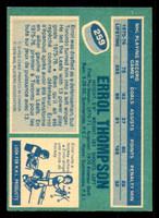 1976-77 O-Pee-Chee #259 Errol Thompson Ex-Mint 