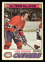 1977-78 O-Pee-Chee #30 Larry Robinson AS Very Good 