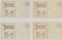 1970 Topps R798-27  Valentine Postcards 18 Different & 2 DEups Total 20  #*