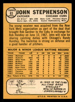 1968 Topps #83 John Stephenson NM-Mint 