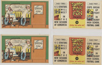 1969 Topps  Pak O' Fun Lot 8 With 4 Dups And Singles  #*sku35314