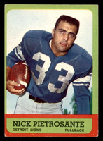 1963 Topps #27 Nick Pietrosante Excellent 