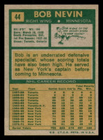 1971-72 Topps #44 Bob Nevin Near Mint  ID: 384899