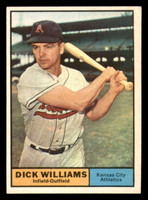 1961 Topps #8 Dick Williams Excellent+ Set Break 