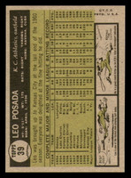 1961 Topps #39 Leo Posada NM-Mint RC Rookie Set Break 