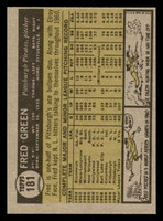 1961 Topps #181 Fred Green Near Mint Set Break 