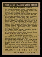 1961 Topps #307 World Series Game 2 (Mantle Slams 2 Homers) Excellent+ Set Break 