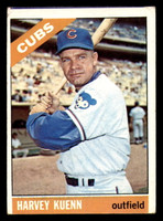 1966 Topps #372 Harvey Kuenn Miscut Cubs ID:384190