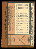 1978 O-Pee-Chee #232 Chris Speier Ex-Mint 