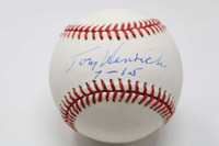 Tom Henrich 7-15  OAL Baseball Signed Auto PSA/DNA Authenticated New York Yankees