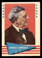 1961 Fleer #18 Charles Comiskey Writing on Back ID:387014