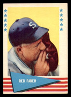 1961 Fleer #24 Red Faber Ex-Mint  ID: 387028