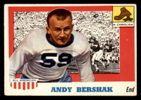 1955 Topps All American #7 Andy Bershak Excellent  ID: 387150