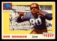 1955 Topps All American #40 Donn Moomaw Very Good  ID: 387178