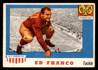 1955 Topps All American #58 Ed Franco Excellent 