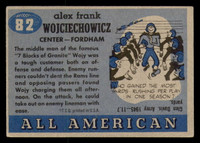 1955 Topps All American #82 Alex Wojciechowicz Excellent+ 