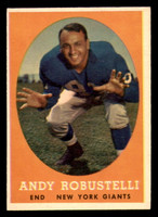 1958 Topps #15 Andy Robustelli Excellent+  ID: 387260
