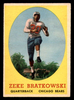 1958 Topps #23 Zeke Bratkowski Excellent+  ID: 387277