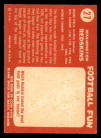 1958 Topps #27 Redskins Team Excellent+  ID: 387288