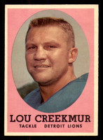 1958 Topps #81 Lou Creekmur Excellent+  ID: 387424