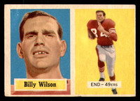 1957 Topps #42 Billy Wilson Very Good 