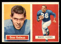 1957 Topps #44 Gene Gedman Excellent+ RC Rookie  ID: 388145