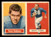 1957 Topps #44 Gene Gedman Very Good RC Rookie  ID: 388146