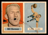 1957 Topps #58 Will Sherman ERR Poor Correct 