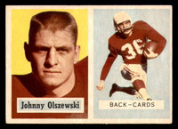 1957 Topps #62 John Olszewski Excellent 