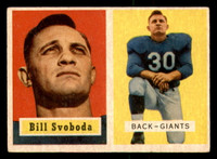 1957 Topps #153 Bill Svoboda DP Excellent RC Rookie 