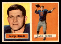 1957 Topps #31 George Blanda Ex-Mint  ID: 388215