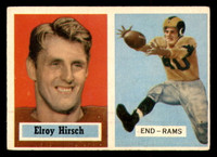 1957 Topps #46 Elroy Hirsch Excellent  ID: 388222