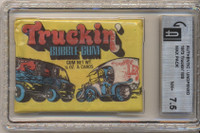 1975 Donruss Truckin" Unopened Wax Pack GAI 7.5 + NM+  #*sku35391