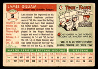 1955 Topps #5 Jim Gilliam G-VG 