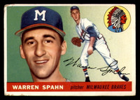 1955 Topps #31 Warren Spahn Good  ID: 388577