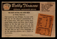 1955 Bowman #102 Bobby Thomson Excellent+  ID: 388592