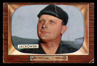 1955 Bowman #284 Bill Jackowski UMP Good 