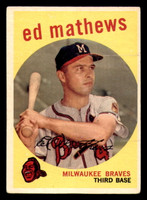 1959 Topps #450 Eddie Mathews VG-EX 